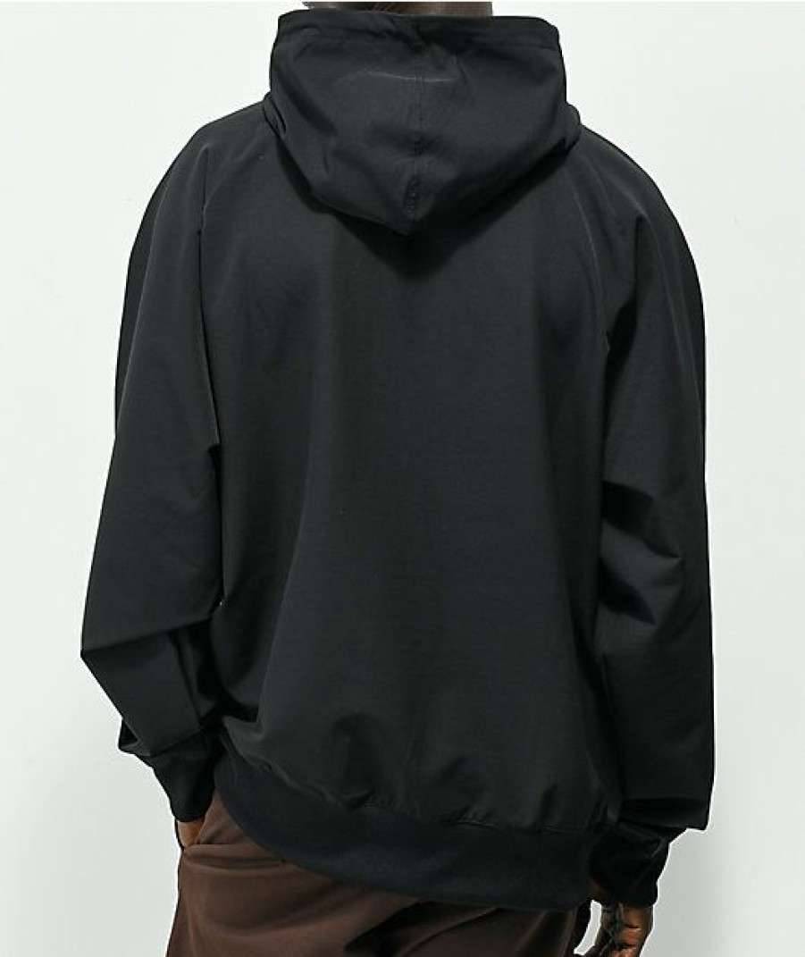 Clothing * | Champion Stormshell Black Hoodie Promotions