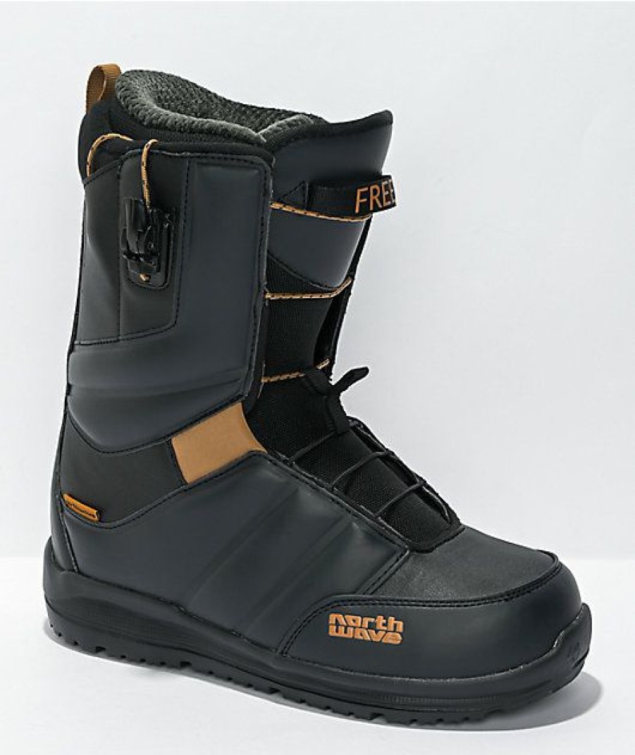 Snowboard * | Northwave Freedom Black Snowboard Boots Limit Offer