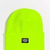 Beanies * | Lurking Class By Sketchy Tank Highlighter Yellow Beanie Promotions