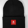 Beanies * | Nixon Hume Black Beanie Promotions