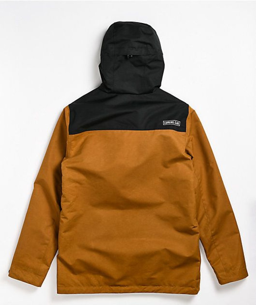 Clothing * | Lurking Class By Sketchy Tank Lurk Wear Tobacco 10K Snowboard Jacket Promotions