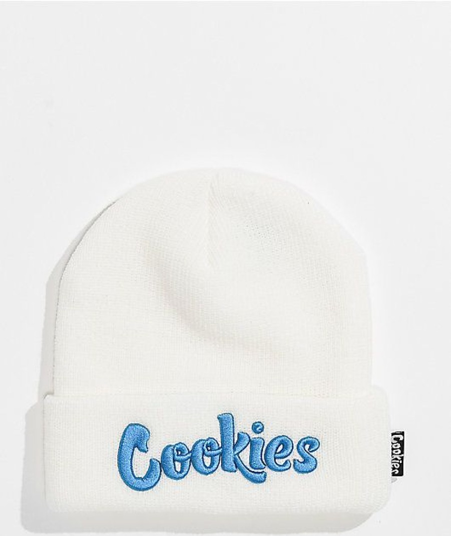 Beanies * | Cookies Og Mint White & Blue Beanie Promotions