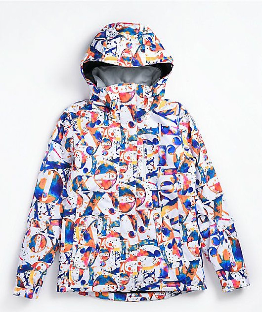 Snowboard * | Roxy Jetty Multi 10K Snowboard Jacket Limit Offer