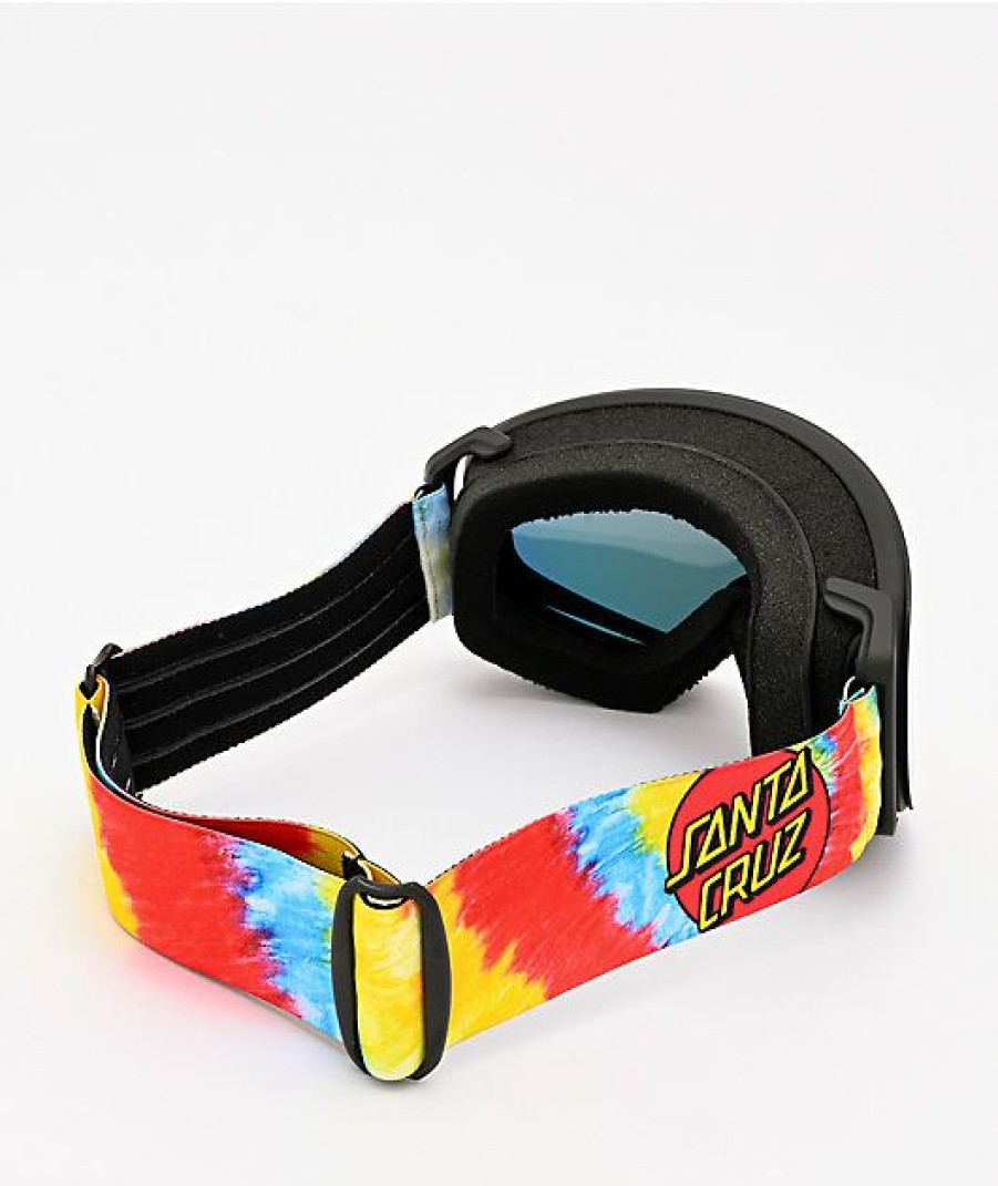 Snowboard * | Madson X Santa Cruz Cylindro Screaming Hand Tie Dye Snowboard Goggles Limit Offer