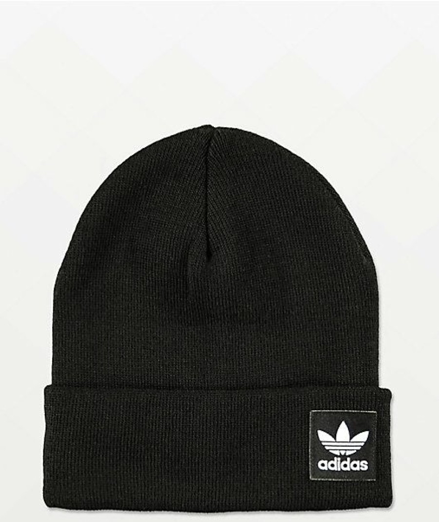 Beanies * | Adidas Originals Grove Black Beanie Promotions