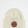 Beanies * | Santa Cruz Pink Dot White Beanie Promotions