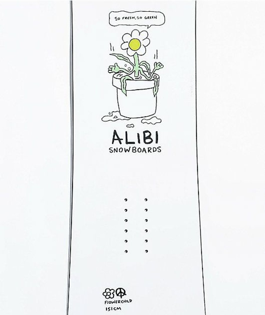 Snowboard * | Alibi Flower Child Snowboard 2022 Limit Offer