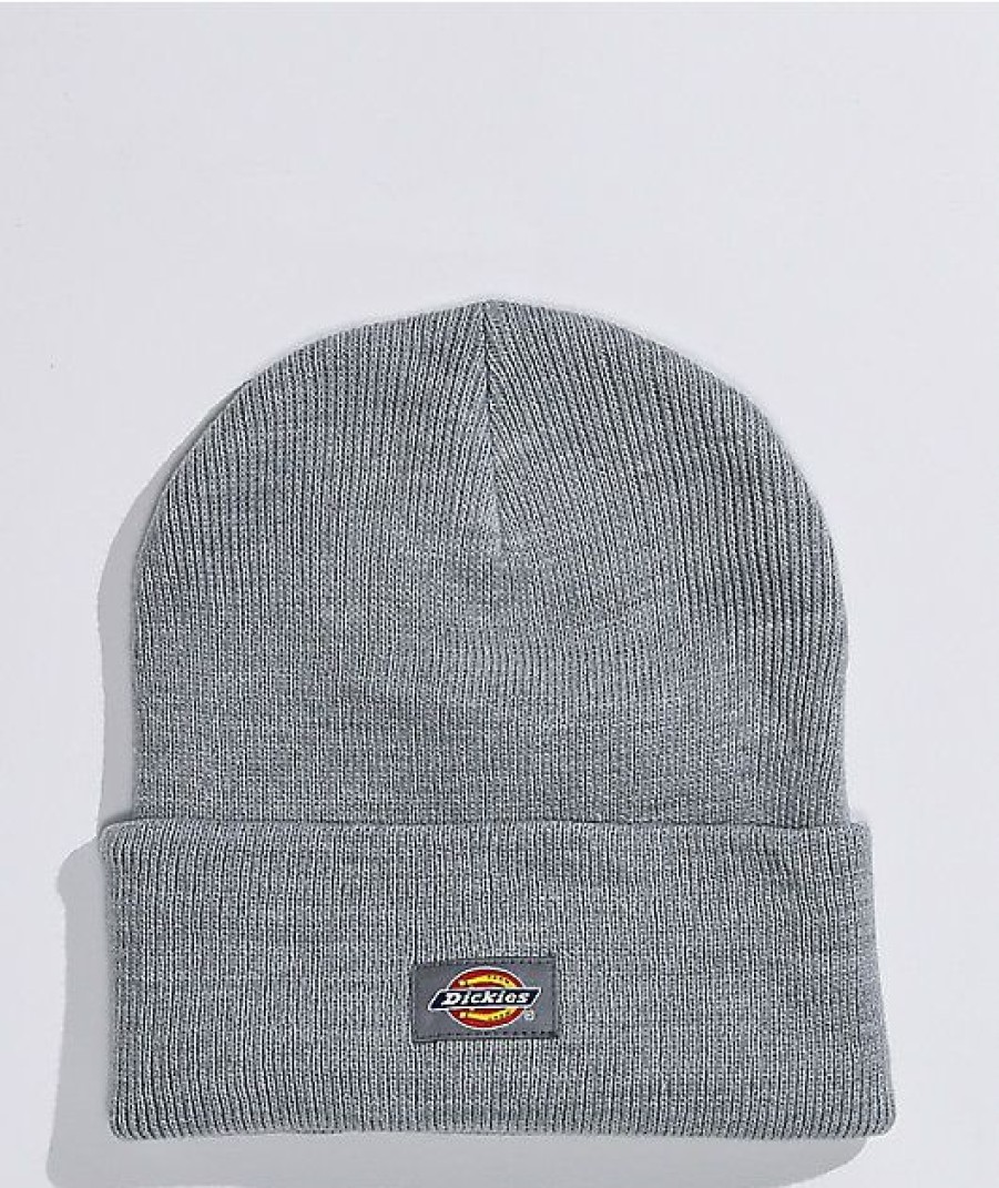 Beanies * | Dickies Heather Grey Beanie Promotions