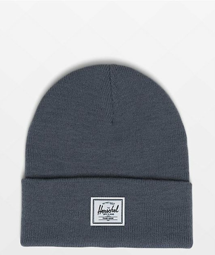 Beanies * | Herschel Supply Co. Elmer Folkstone Grey Beanie Promotions