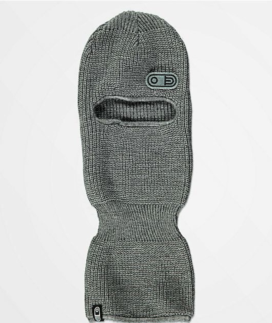 Snowboard * | Airblaster Terryclava Grey Balaclava Limit Offer