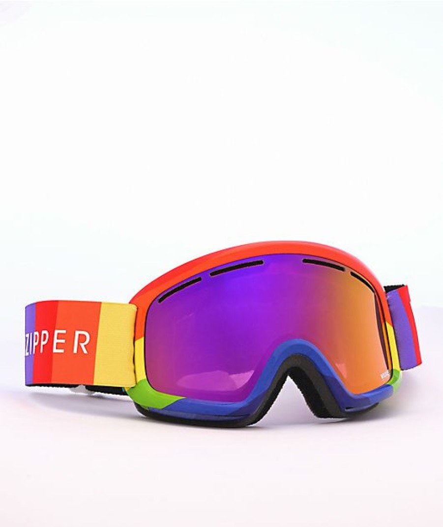 Snowboard * | Vonzipper Trike We Are One Cosmic Chrome Snowboard Goggles Limit Offer