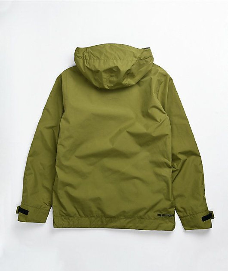 Clothing * | Burton Doppler Olive Gore-Tex Snowboard Jacket Promotions