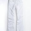 Snowboard * | Roxy Backyard White 10K Snowboard Pants Limit Offer