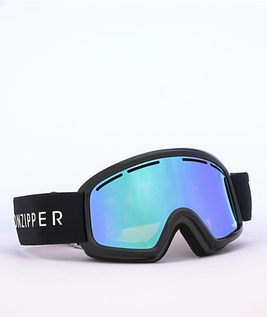 Snowboard * | Vonzipper Trike Black & Stellar Chrome Snowboard Goggles Limit Offer