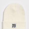 Beanies * | Neff Lawrence White Fold Beanie Promotions