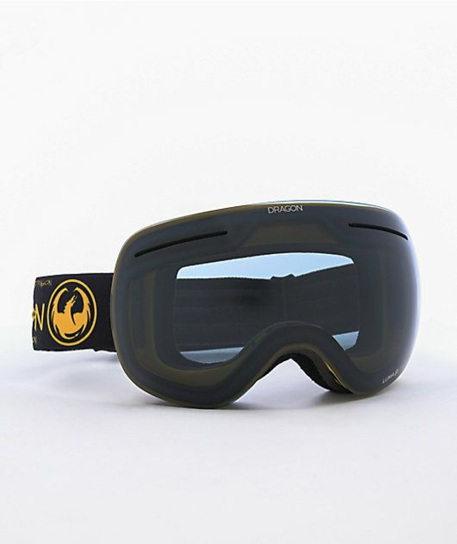 Snowboard * | Dragon X1 Block Lumalens Dark Smoke Snowboard Goggles Limit Offer