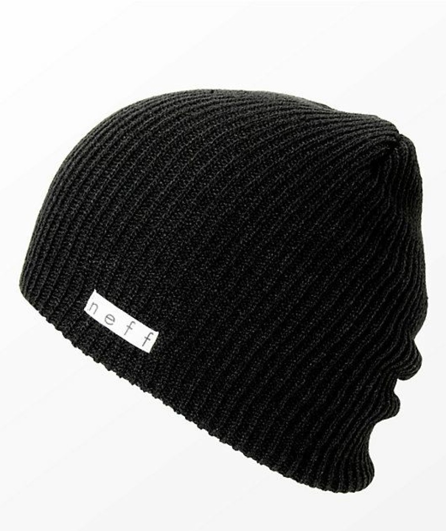 Beanies * | Neff Daily Black Beanie Promotions