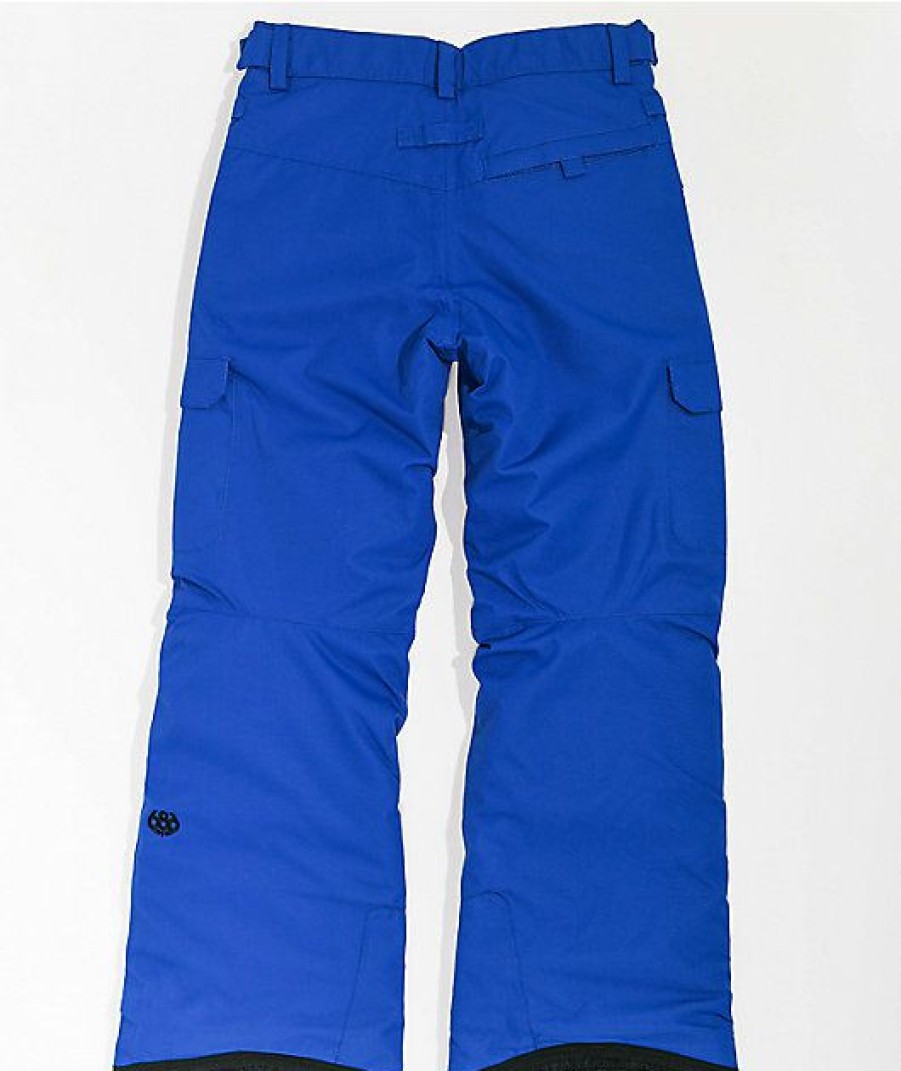 Clothing * | 686 Infinity Cargo Blue Kids 10K Snowboard Pants Promotions