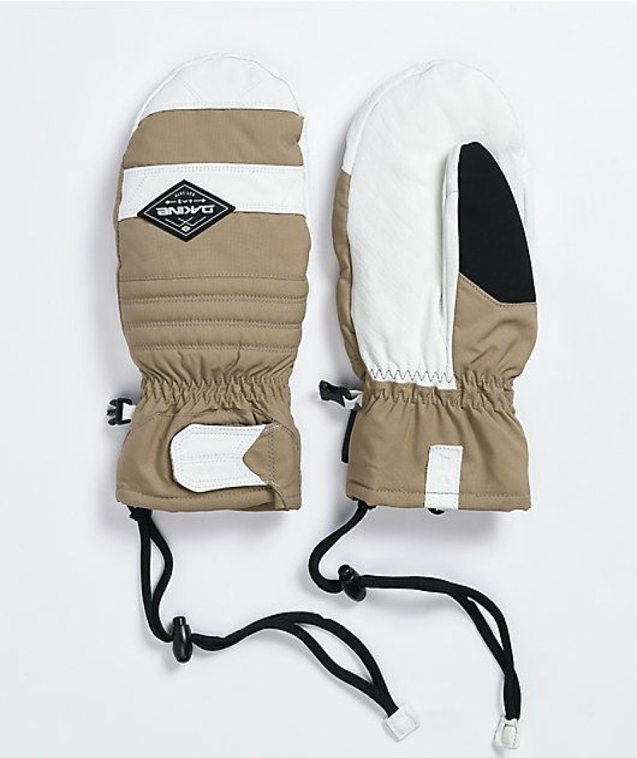 Snowboard * | Dakine Fillmore Khaki Snowboard Mittens Limit Offer