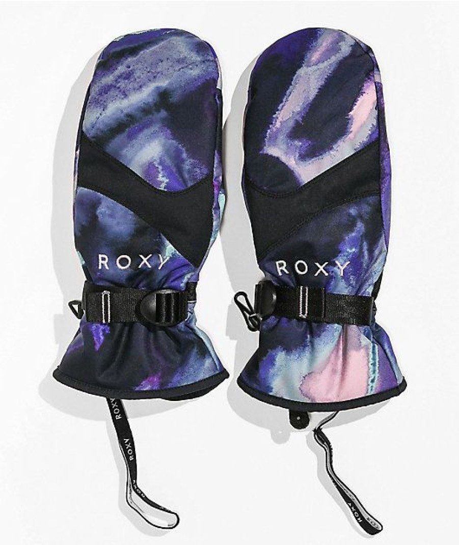 Snowboard * | Roxy Jetty Petole Mittens 2022 Limit Offer