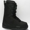 Snowboard * | Thirtytwo Shifty Lace Black Snowboard Boots 2022 Limit Offer