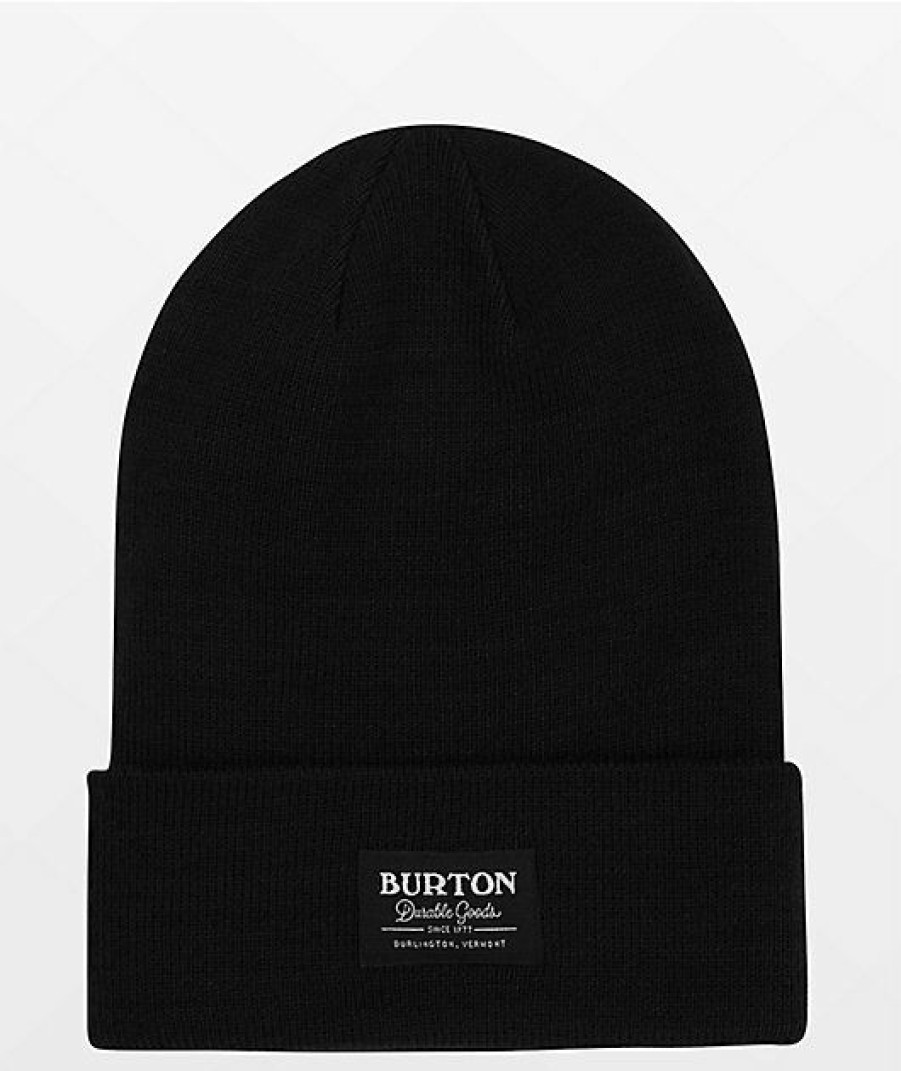 Beanies * | Burton Kactusbunch All Black Beanie Promotions