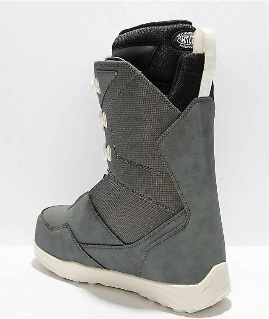 Snowboard * | Thirtytwo Shifty Lace Grey Snowboard Boots 2022 Limit Offer