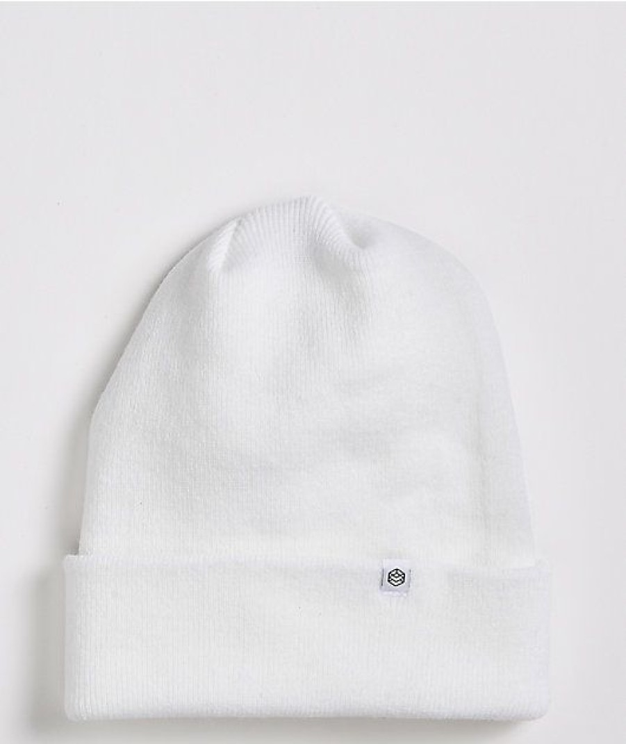 Beanies * | Zine Essential White Beanie Promotions