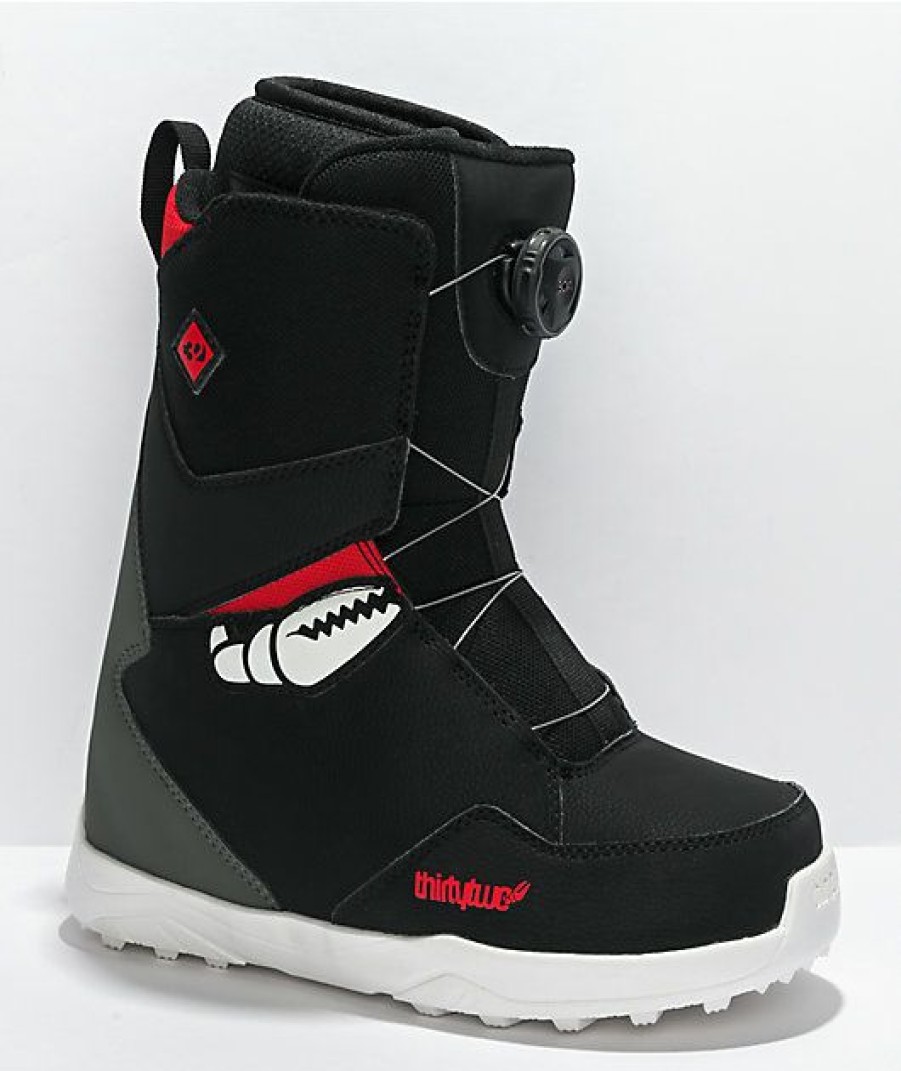 Snowboard * | Thirtytwo X Crab Grab Lashed Boa Snowboard Boots 2022 Limit Offer