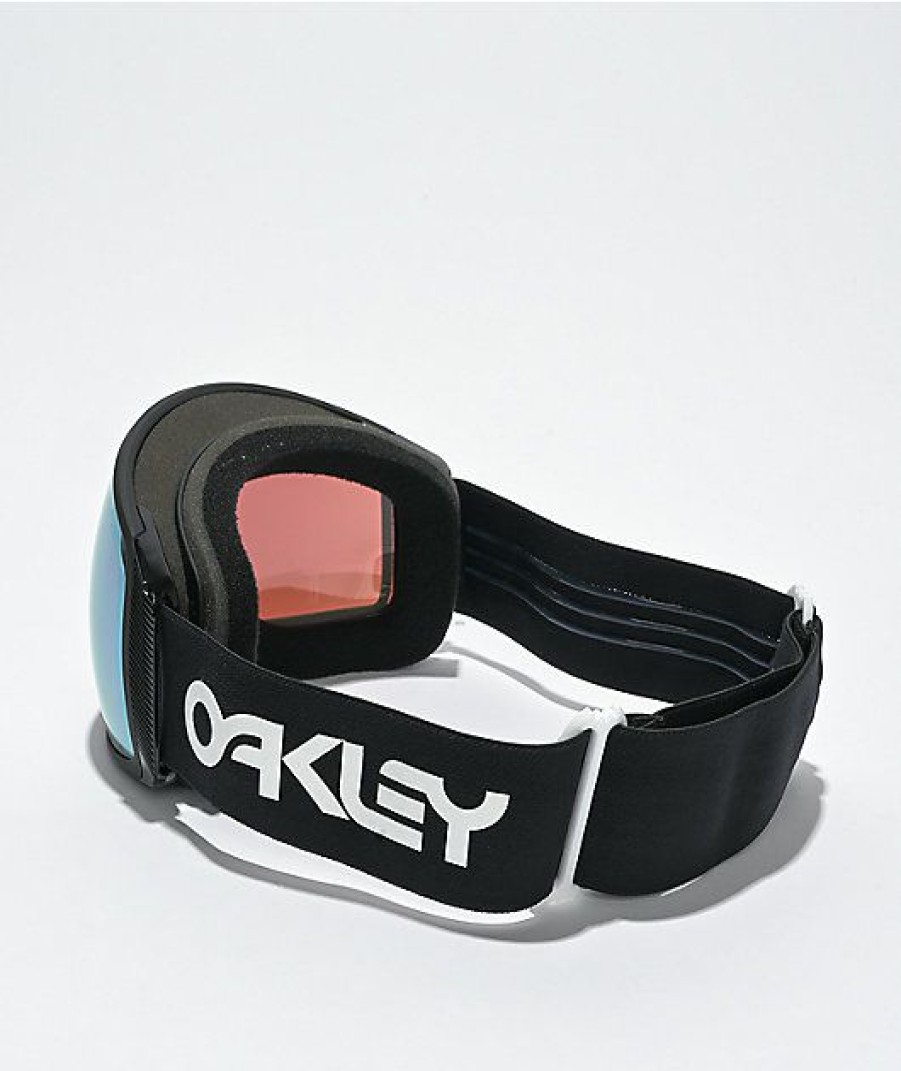 Snowboard * | Oakley Flight Tracker L Black Sapphire Prizm Snowboard Goggles Limit Offer