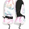 Snowboard * | Roxy Jetty Macha White Mittens 2022 Limit Offer