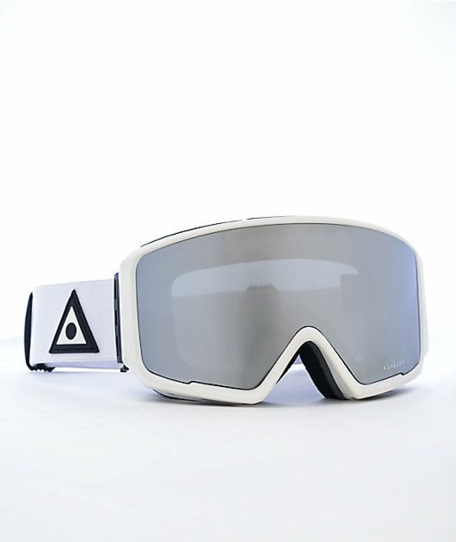 Snowboard * | Ashbury Arrow White Triangle Snowboard Goggles Limit Offer