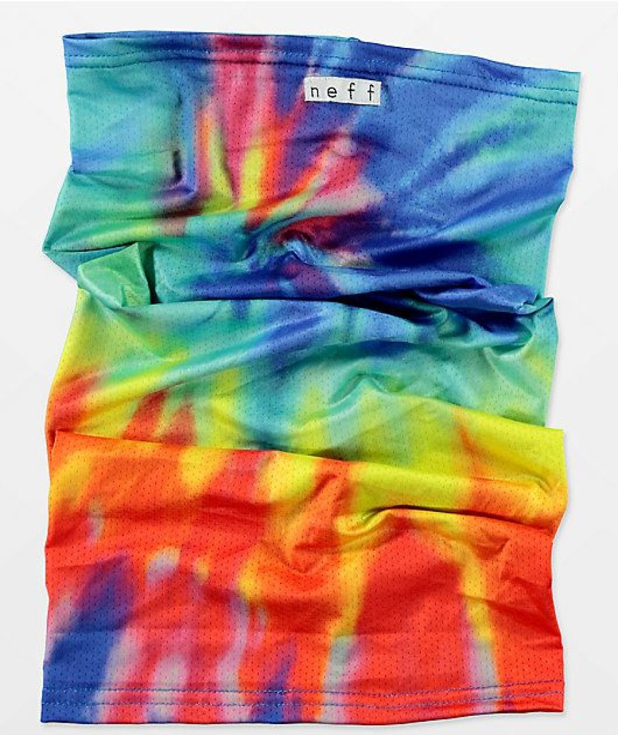 Snowboard * | Neff Daily Tech Tube Tie Dye Neck Gaiter Limit Offer