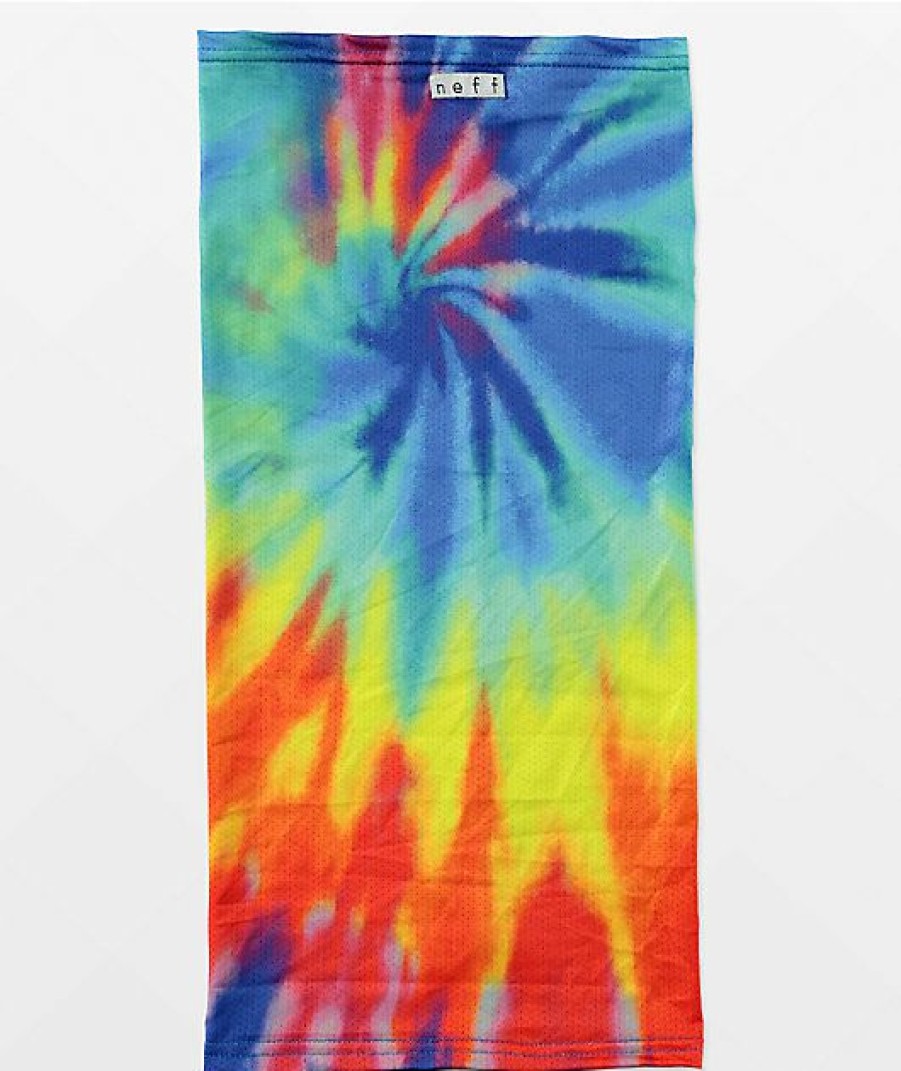 Snowboard * | Neff Daily Tech Tube Tie Dye Neck Gaiter Limit Offer