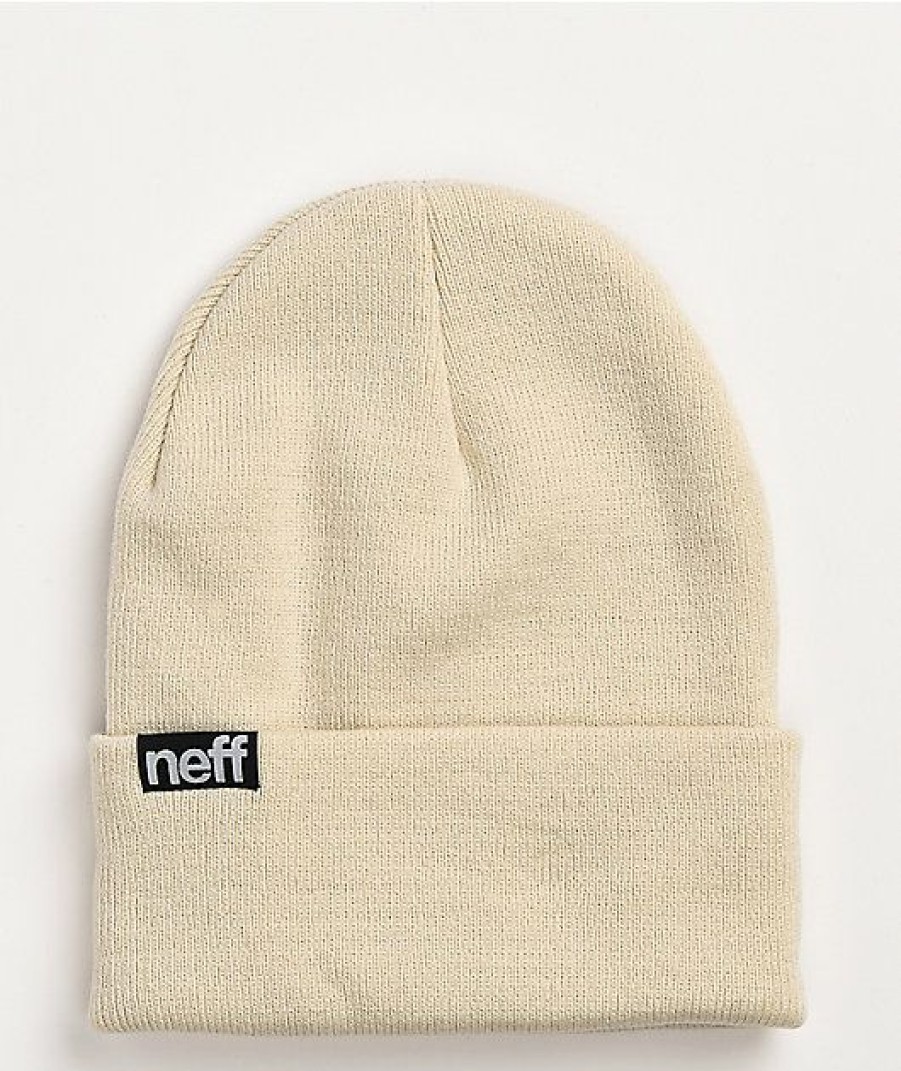 Beanies * | Neff Fun Guys White Beanie Promotions