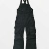 Clothing * | Volcom Barkley Black 10K Snowboard Bib Pants Promotions