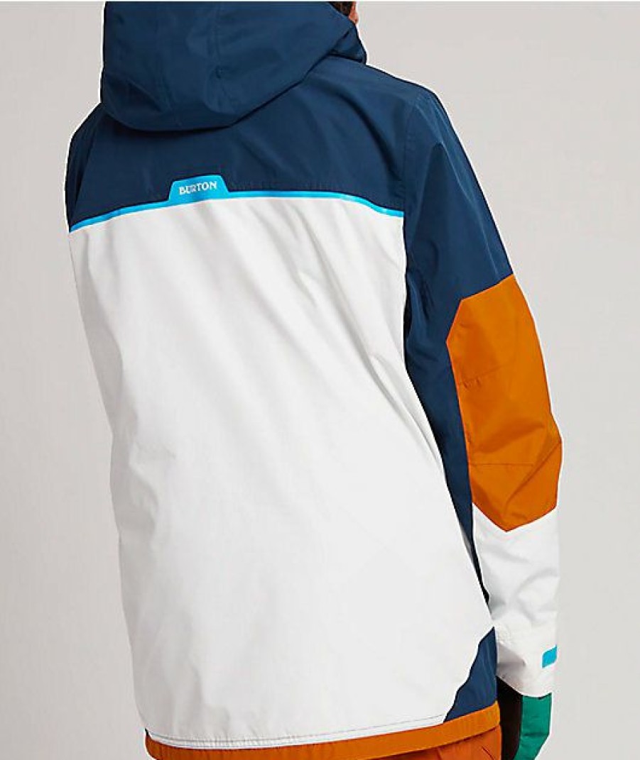 Clothing * | Burton Frostner Blue 10K Snowboard Jacket Promotions