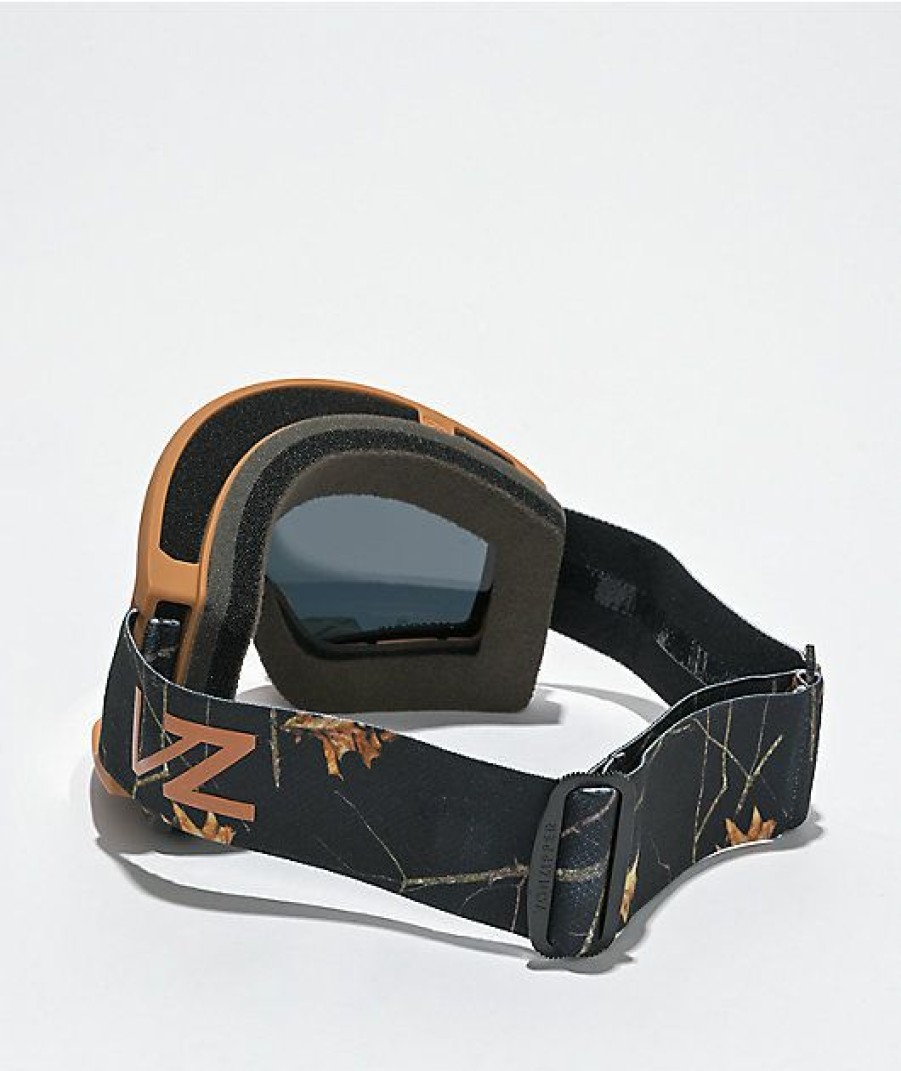 Snowboard * | Vonzipper Cleaver Mossy Oak Black Fire Chrome Snowboard Goggles Limit Offer