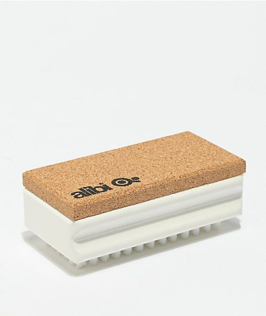 Accessories * | Alibi White & Cork Nylon Waxing Brush Promotions