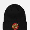 Beanies * | Santa Cruz Classic Dot Black Beanie Promotions