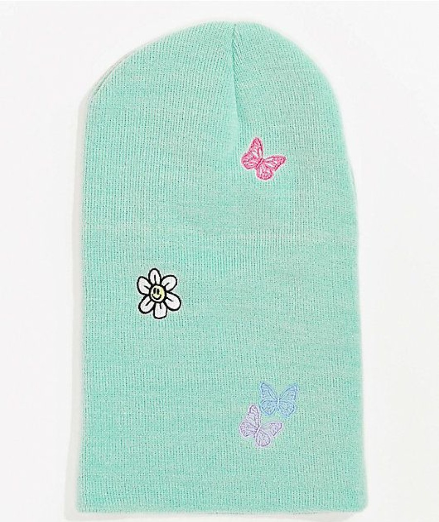 Snowboard * | A-Lab Good Vibes Light Teal Balaclava Limit Offer