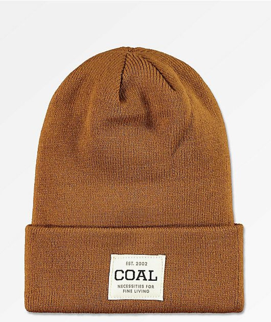 Beanies * | Coal The Uniform Light Brown Beanie Promotions