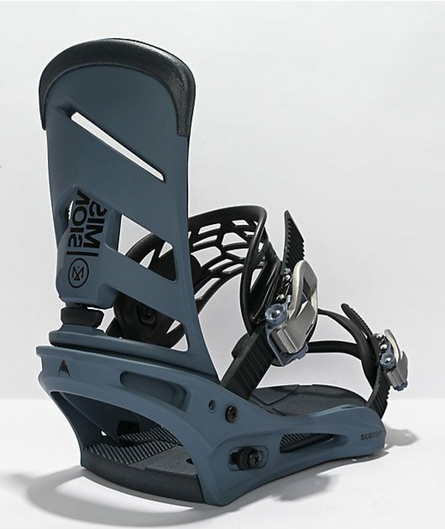 Snowboard * | Burton Mission Blue Snowboard Bindings 2022 Limit Offer