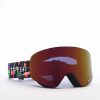 Snowboard * | Vonzipper Encore Fun Guy! Black Fire Chrome Snowboard Goggles Limit Offer