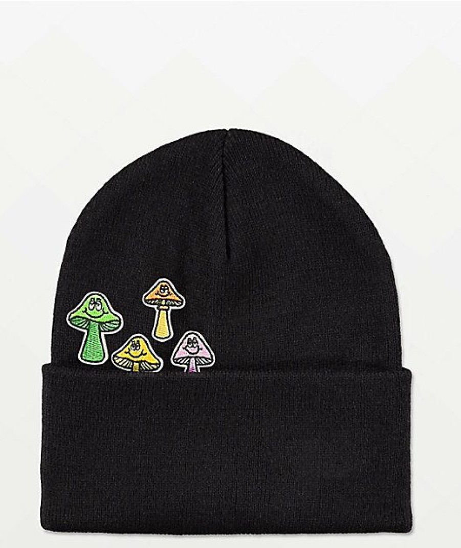 Beanies * | Neff Fun Guys Black Beanie Promotions