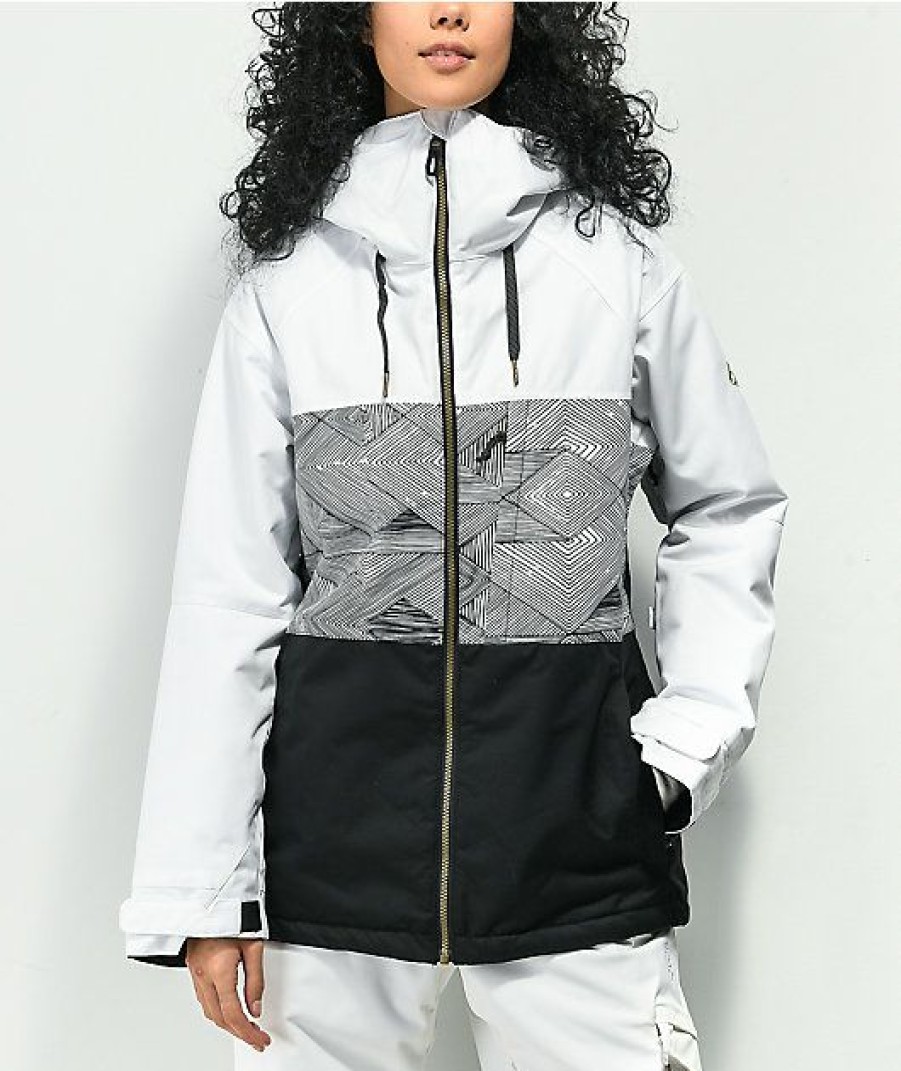 Clothing * | 686 Athena Geometric Insulated 10K Snowboard Jacket Promotions