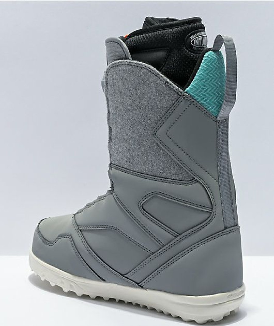 Snowboard * | Thirtytwo Stw Grey Snowboard Boots Women'S 2021 Limit Offer