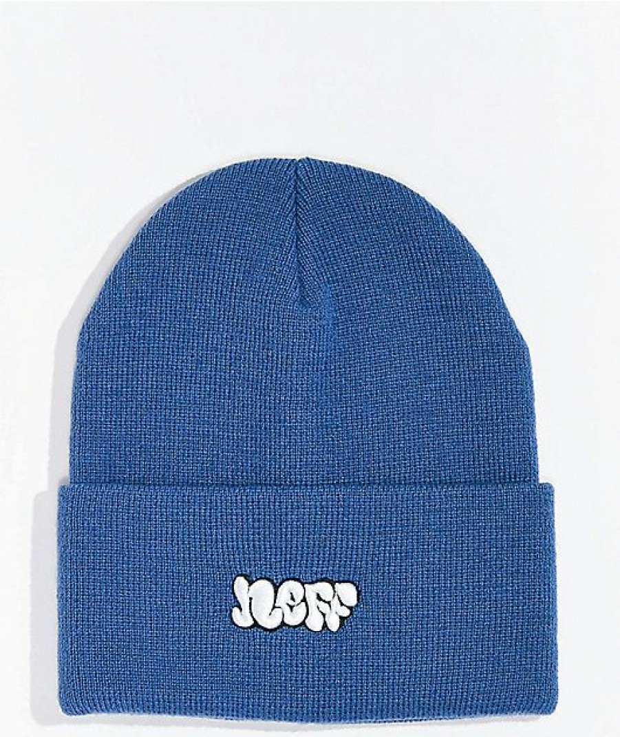 Beanies * | Neff William Blue Beanie Promotions