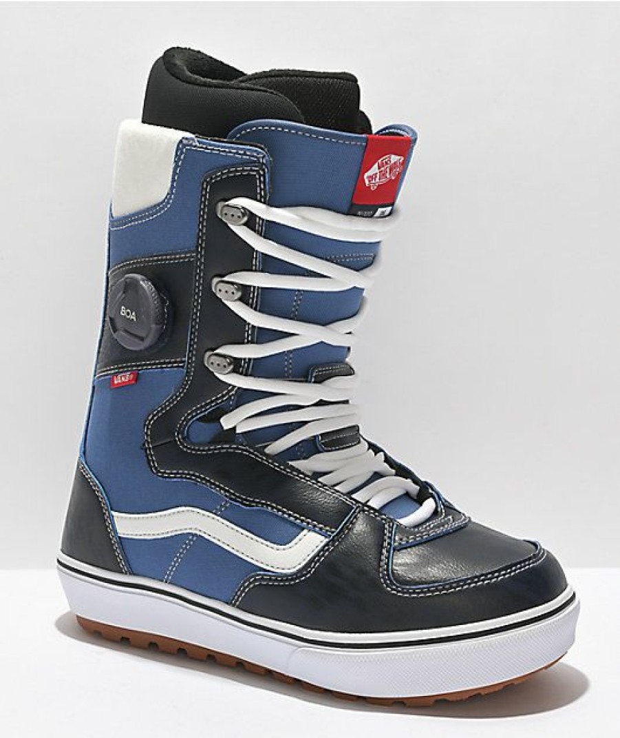 Snowboard * | Vans Invado Og Navy & White Snowboard Boots 2022 Limit Offer