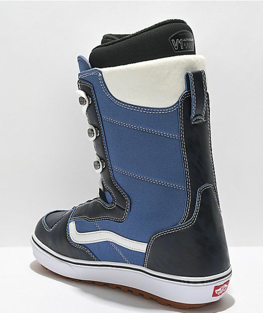 Snowboard * | Vans Invado Og Navy & White Snowboard Boots 2022 Limit Offer